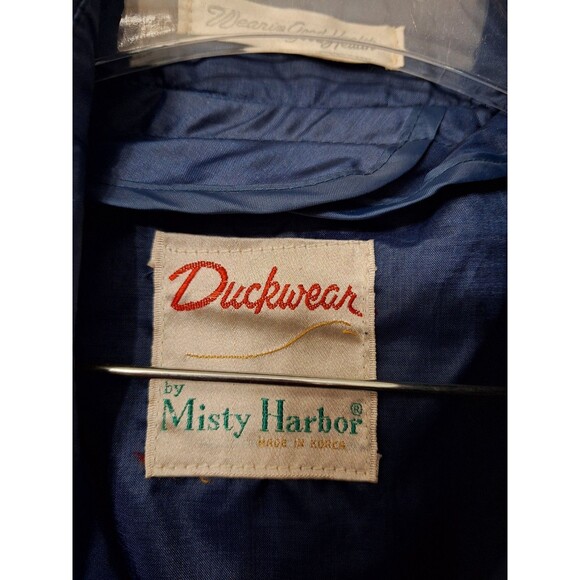 Vintage 90s Misty Harbor Duckwear Lightweight Rain Coat Trench Coat Womens XL/1X - Picture 6 of 16